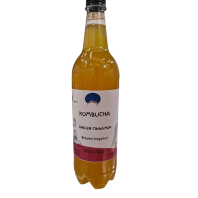 Probiotic kombucha GINGER CINNAMON 1 LITER